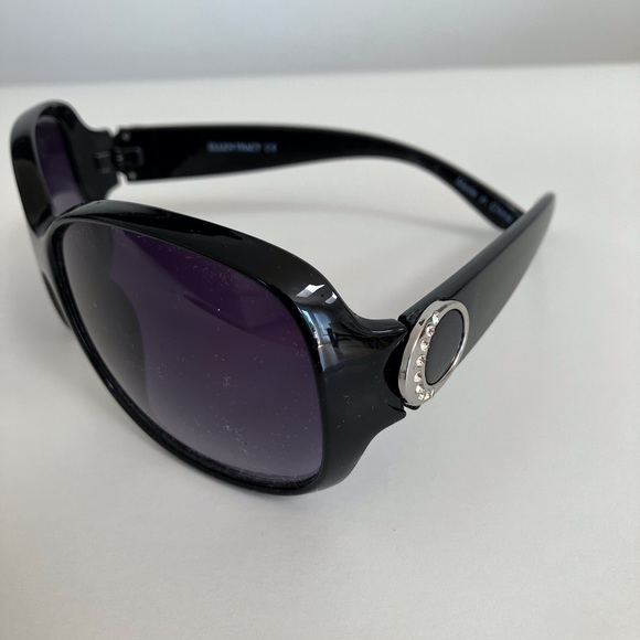 Ellen Tracy Sunglasses Black New - Picture 5 of 6